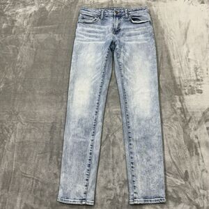 American Eagle Jeans Mens 30x32 Blue Skinny Flex Denim Preppy Pocket Casual Work